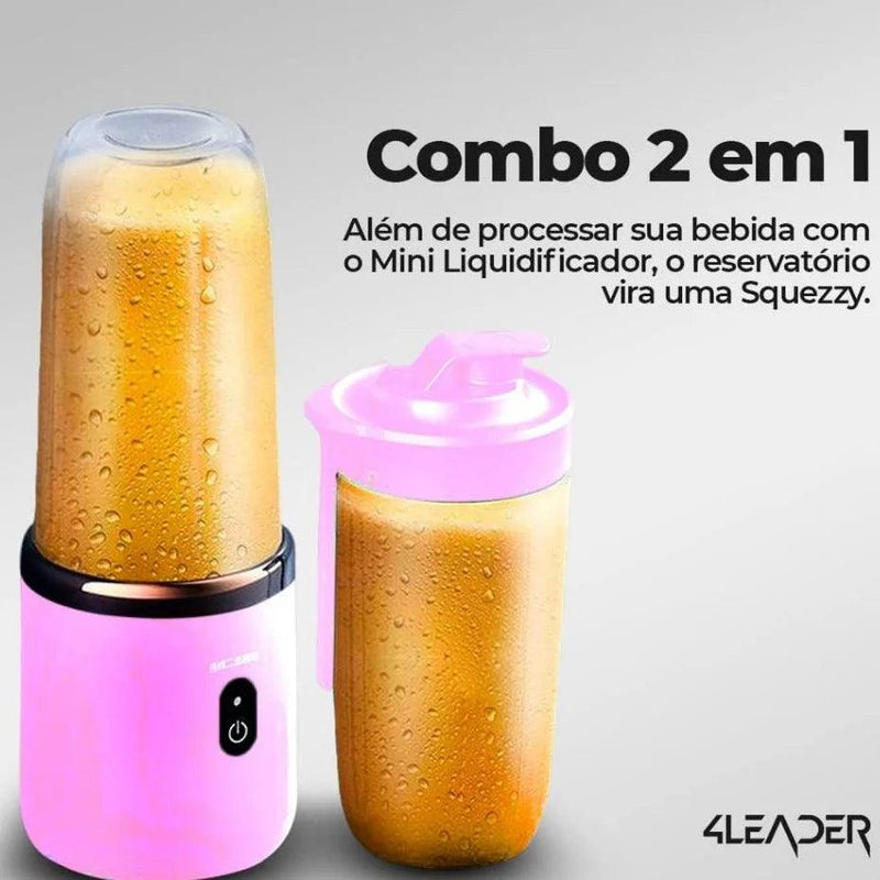 Espremedor Elétrico Mini Liquidificador Portátil